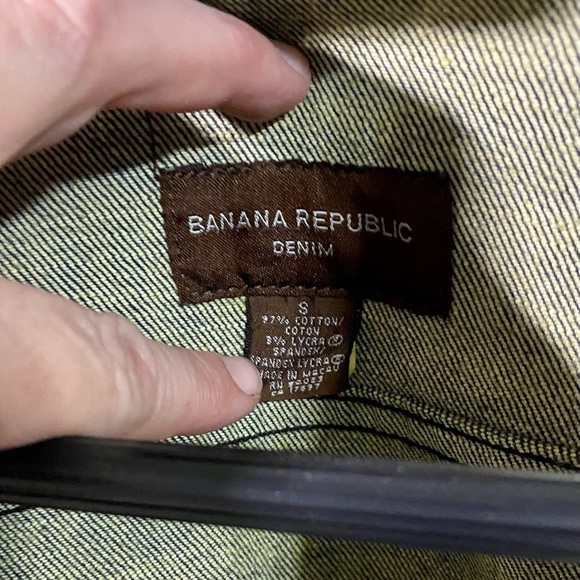 Banana Republic Dark Wash Blue Denim Jacket - Men’s Size Small - Picture 4 of 6